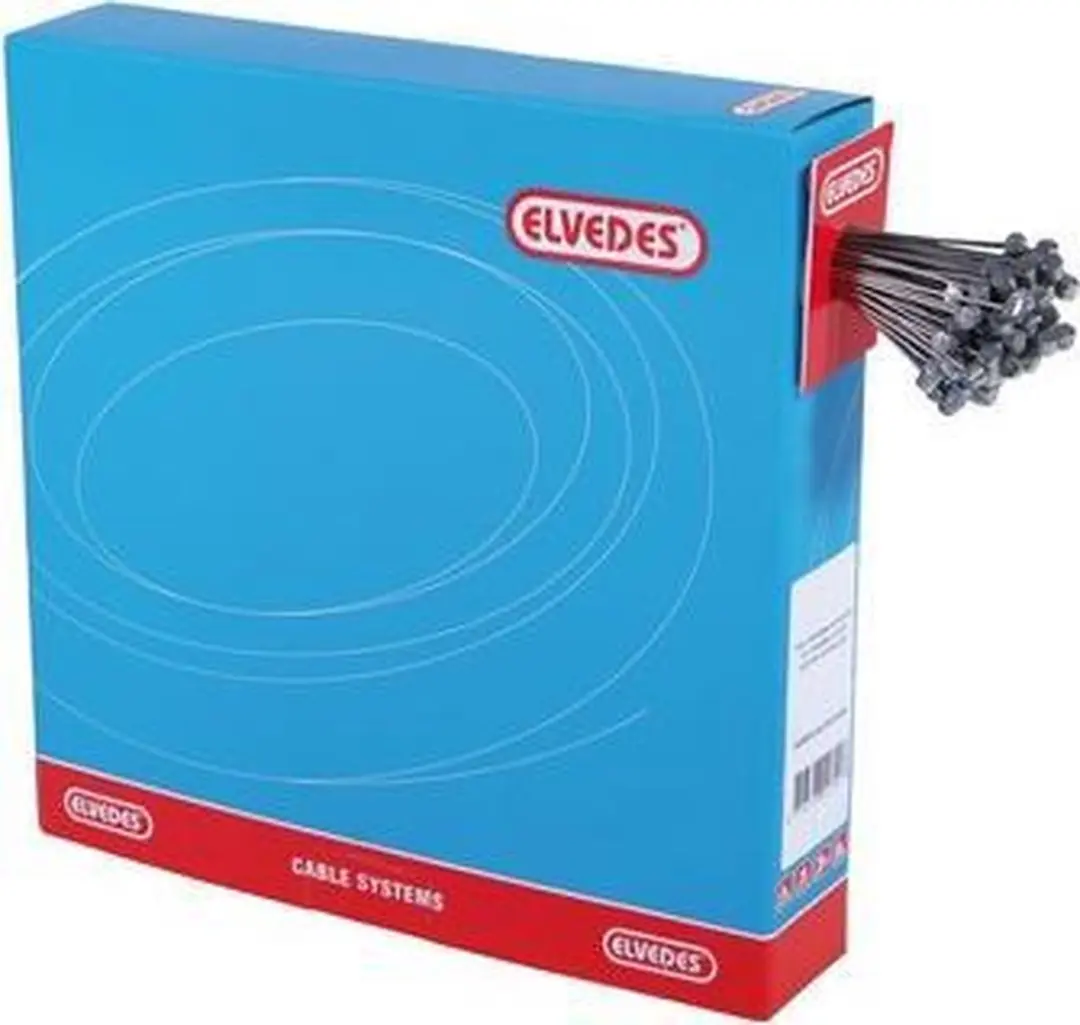 Elvedes Remkabel RVS 2000mm T-nippel - 100 Stuks - afbeelding 5 van 6