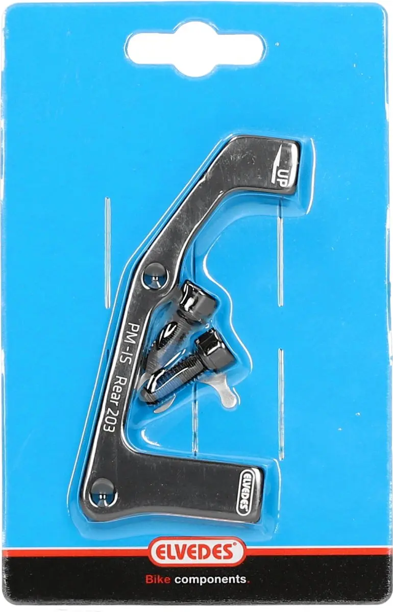Elvedes Remschijf Adapter IS-PM Achter 203mm - Zwart - afbeelding 3 van 4
