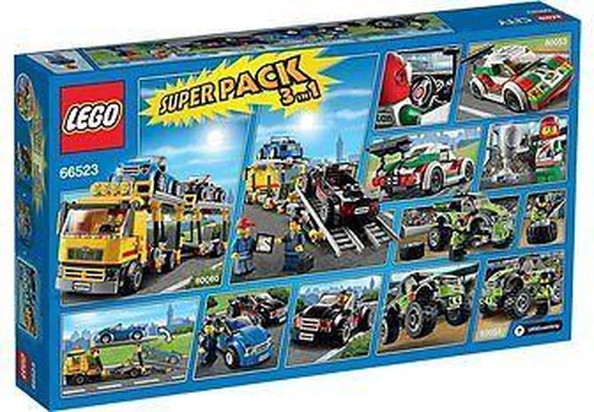 LEGO City Super Pack 3-in-1 66523 - 4 Minifiguren