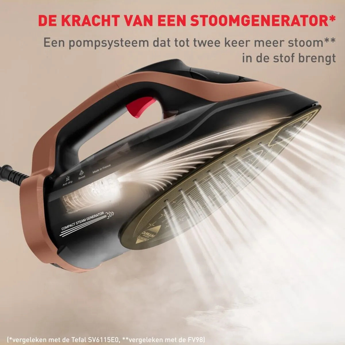 Tefal Ultimate Power Pro FV9E50 Stoomstrijkijzer - 3200W - afbeelding 6 van 6