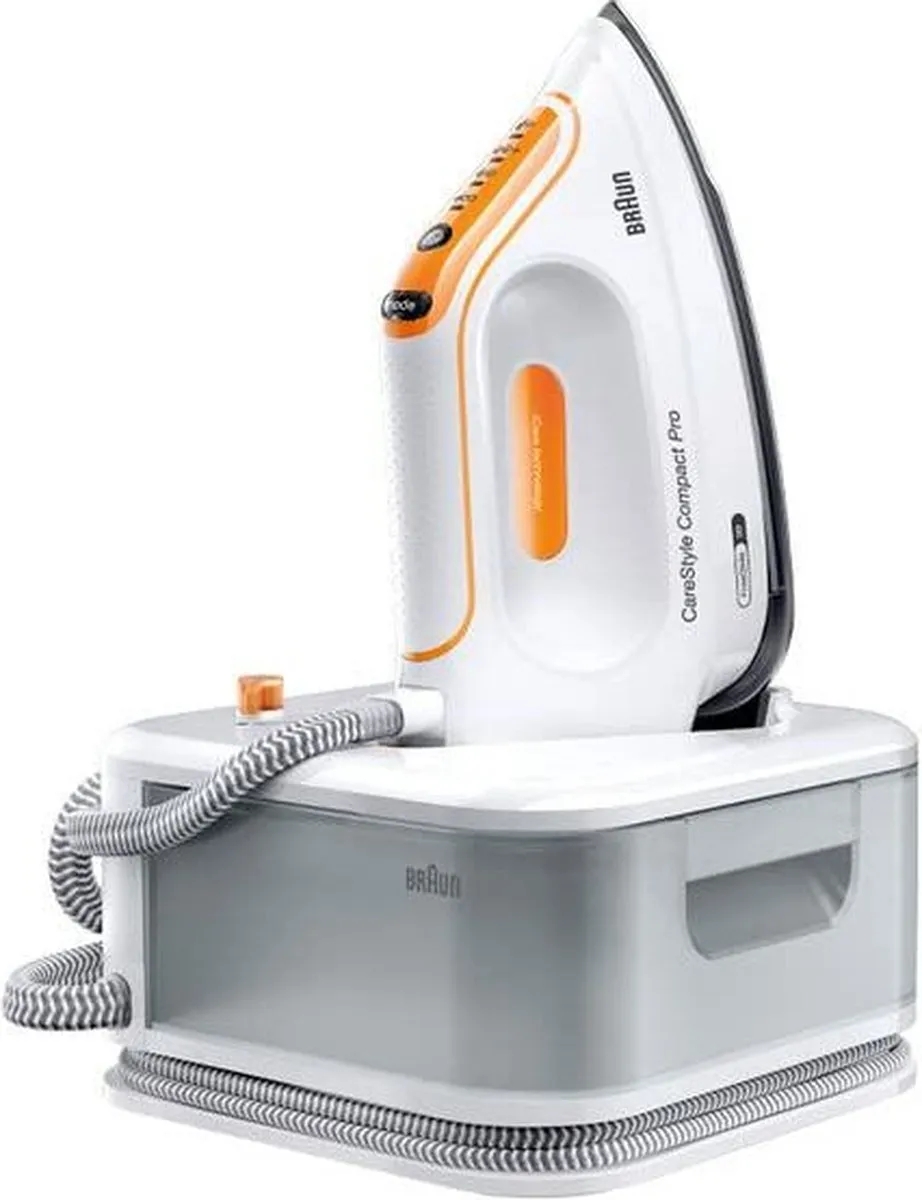 Braun IS2561WH Stoomstrijkijzer 2400W - 1,5L - Oranje/Wit