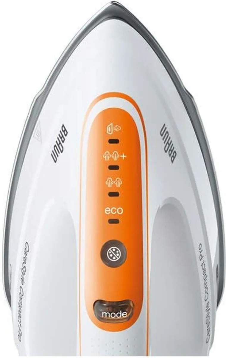 Braun IS2561WH Stoomstrijkijzer 2400W - 1,5L - Oranje/Wit