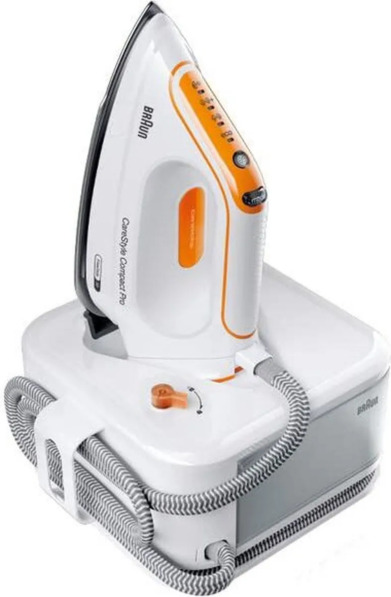 Braun IS2561WH Stoomstrijkijzer 2400W - 1,5L - Oranje/Wit