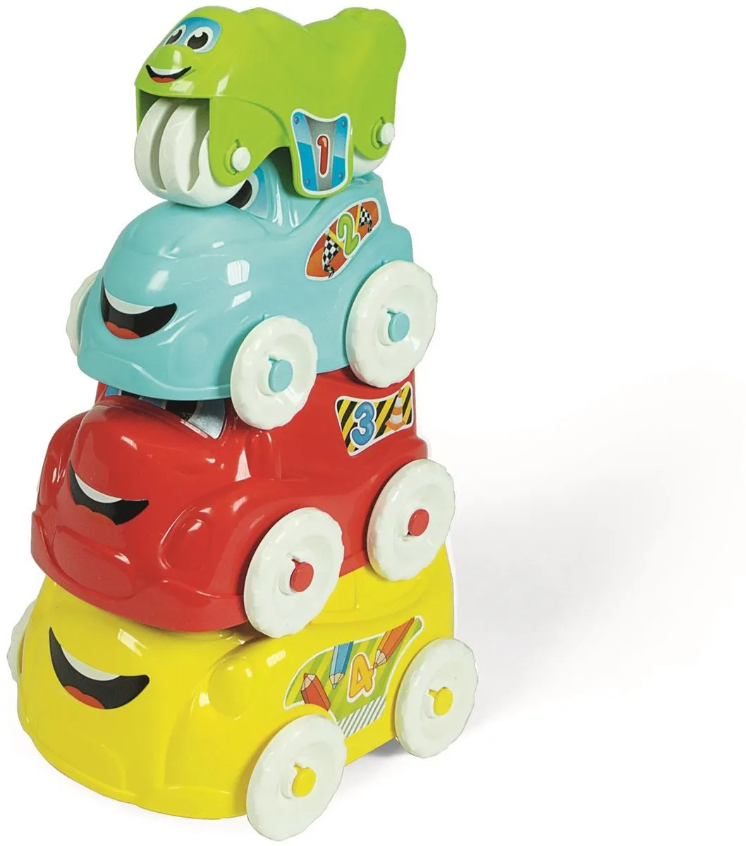 Clementoni Fun Vehicles Speelgoedauto 17111 - 4 Stuks - afbeelding 6 van 6