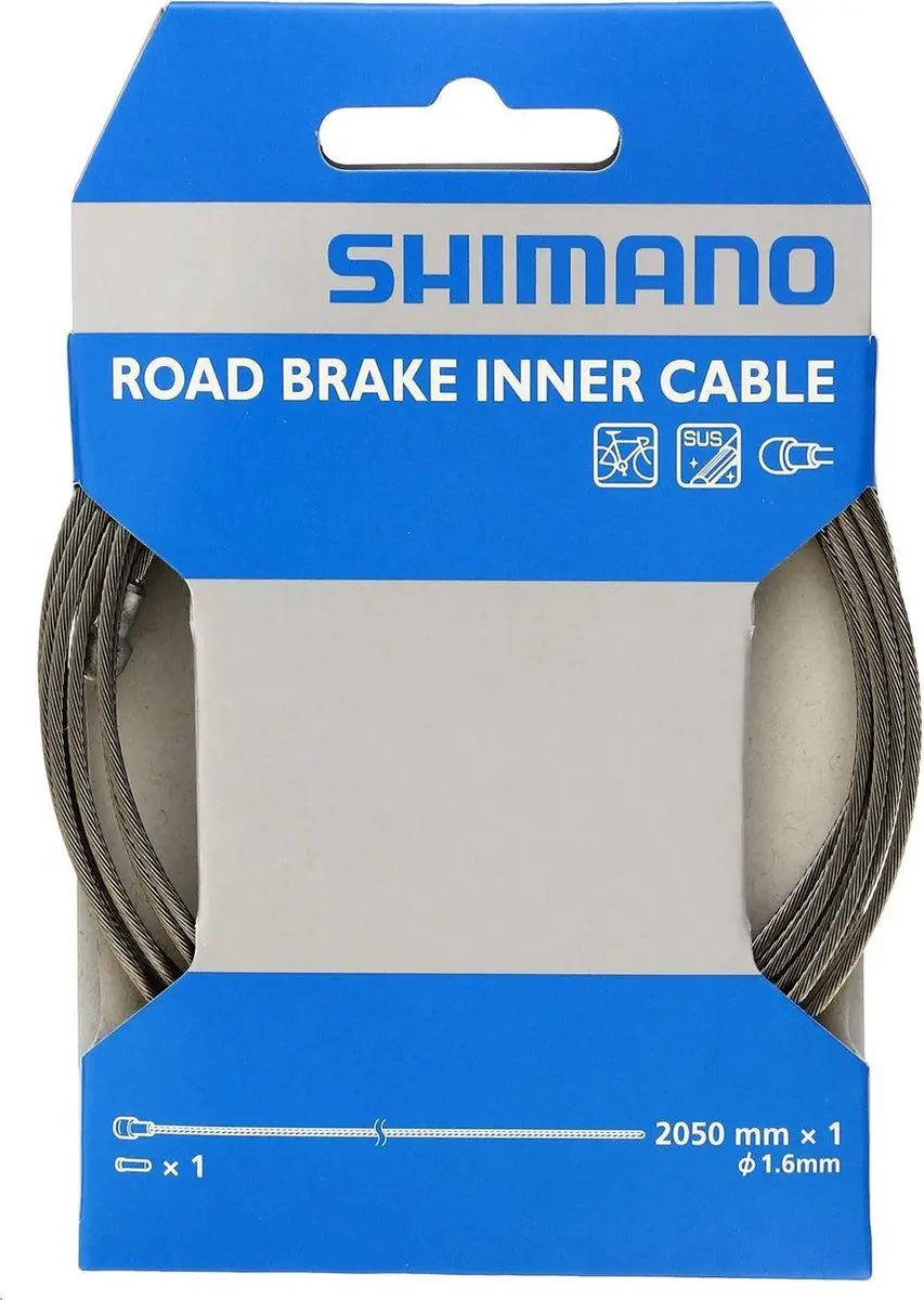 Shimano Road SUS Remkabel Binnenkabel 2050mm - 1,6mm Zilver - afbeelding 2 van 4