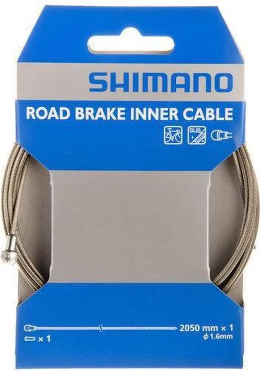 Shimano Road SUS Remkabel Binnenkabel 2050mm - 1,6mm Zilver - afbeelding 4 van 4