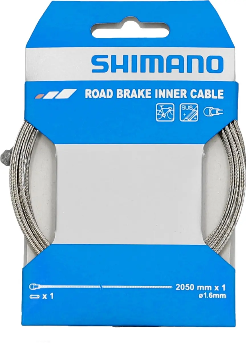 Shimano Road SUS Remkabel Binnenkabel 2050mm - 1,6mm Zilver - afbeelding 3 van 4