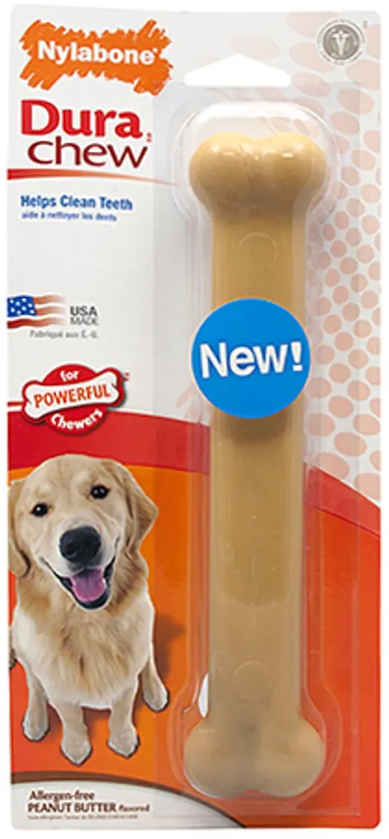 Nylabone Dura Chew Pindakaas Blauw - 23+ kg