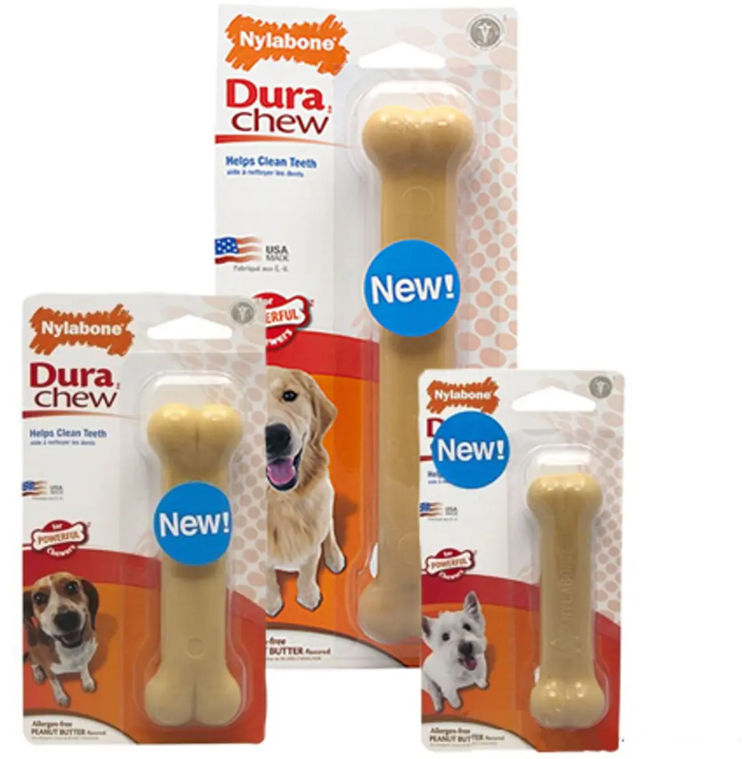 Nylabone Dura Chew Pindakaas Blauw - 23+ kg