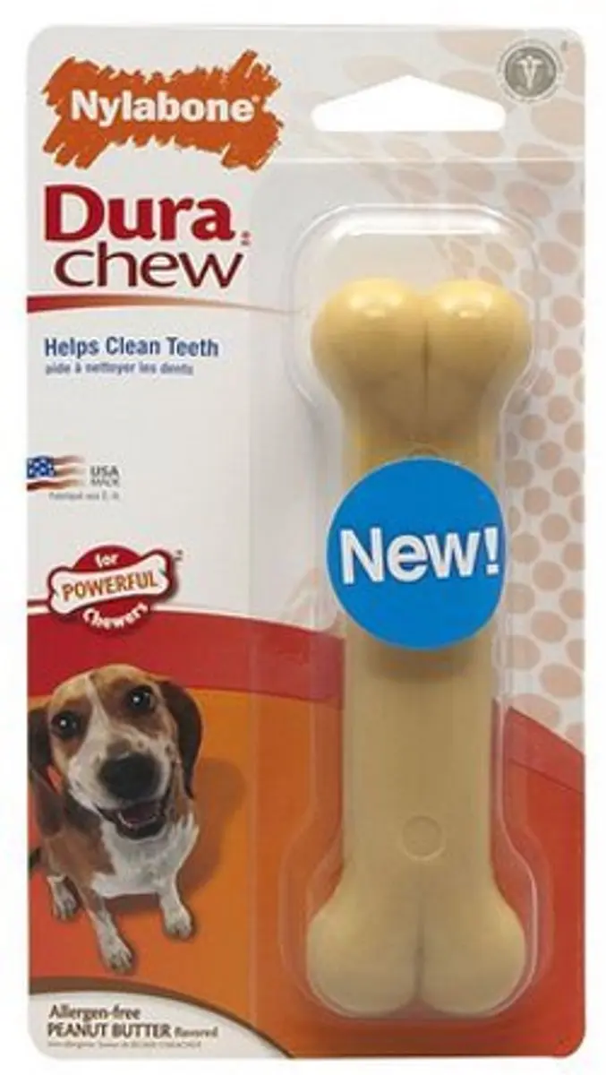 Nylabone Dura Chew Pindakaas Blauw - 23+ kg