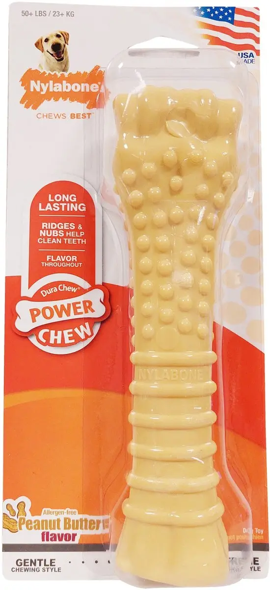Nylabone Dura Chew Pindakaas Blauw