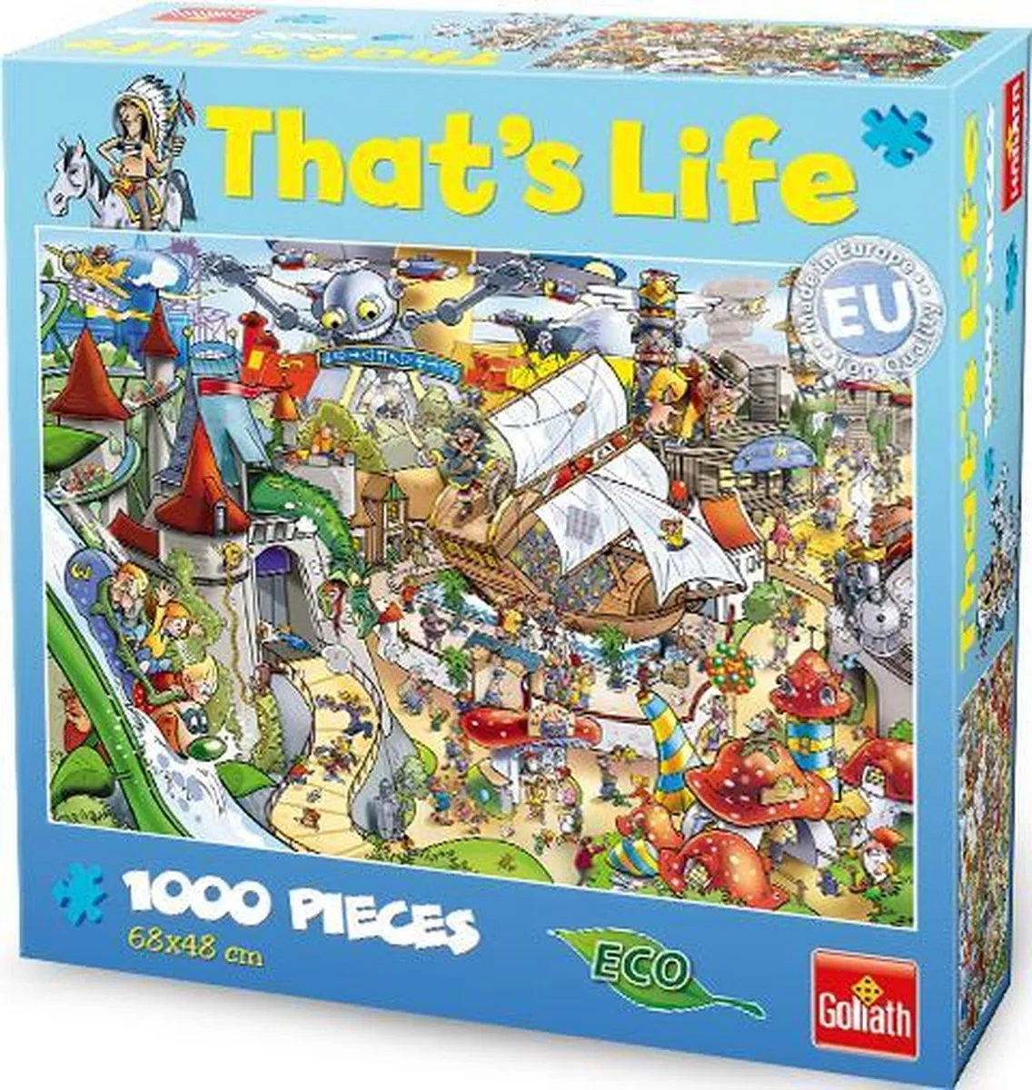 Goliath That's Life 1000 Puzzels Amusement Park - 1000 Stuks