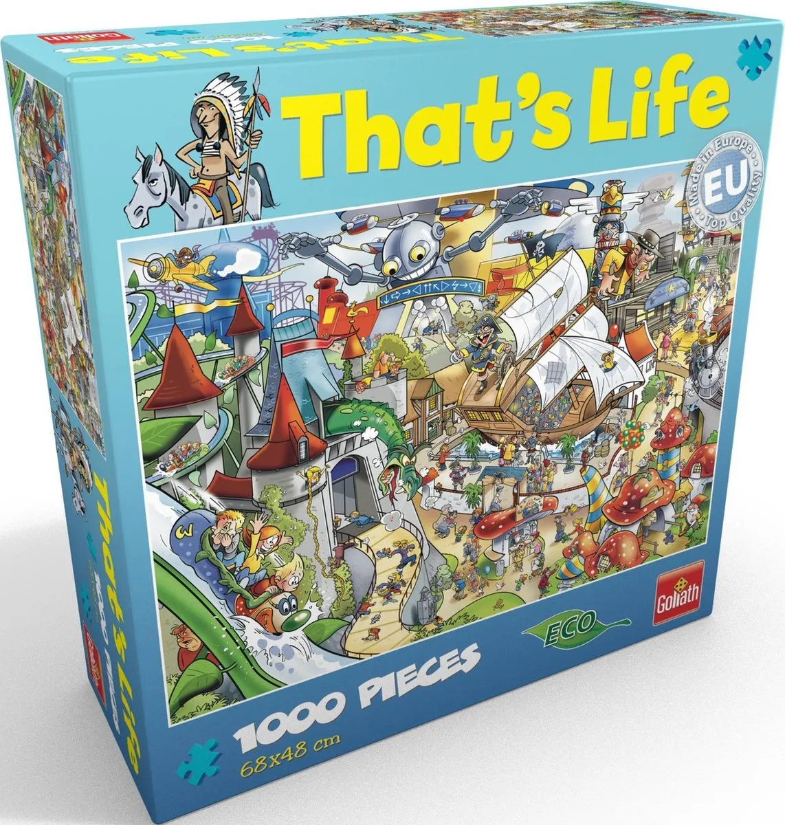 Goliath That's Life 1000 Puzzels Amusement Park