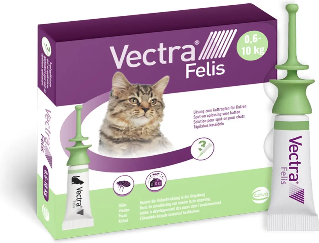 Vectra Felis Vlooiendruppels Kat 0.6-10kg