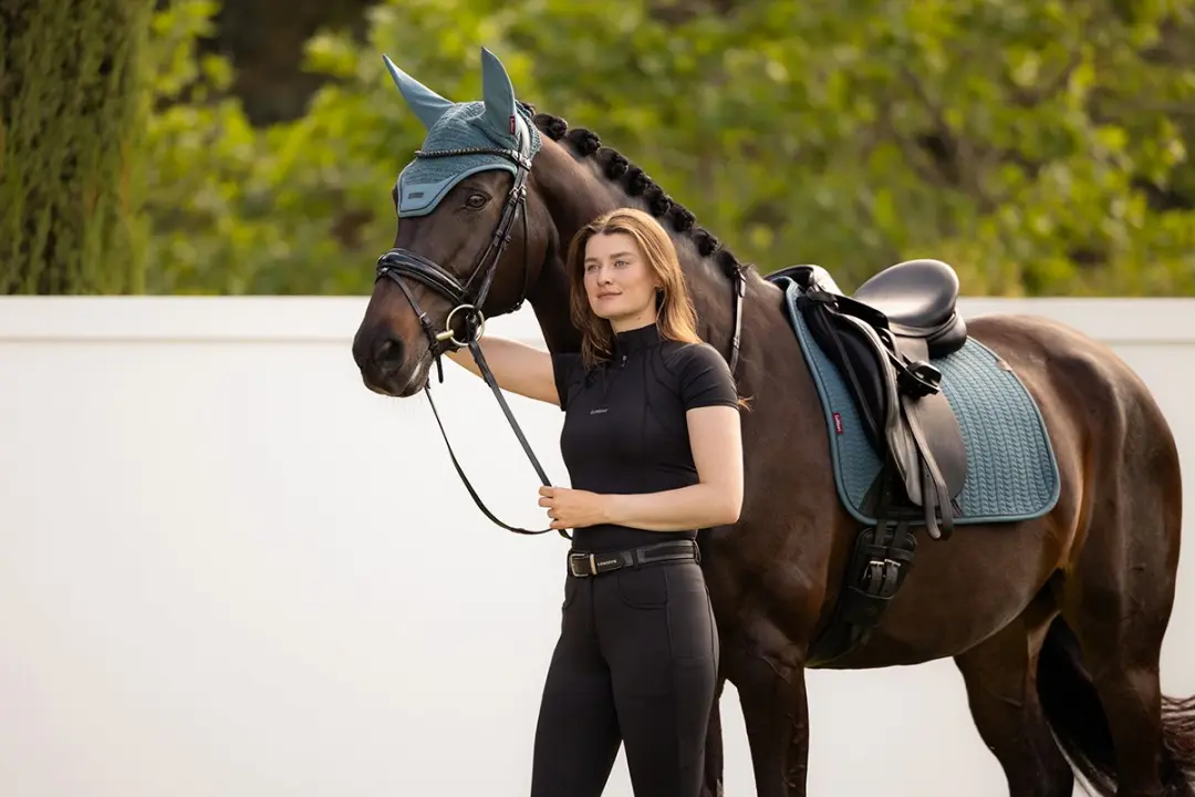 Lemieux Essence Dressuur Zadeldek Full - Turquoise