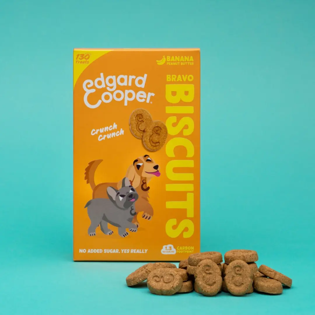 Edgard & Cooper Hondensnacks Banaan 400g - 16 Stuks