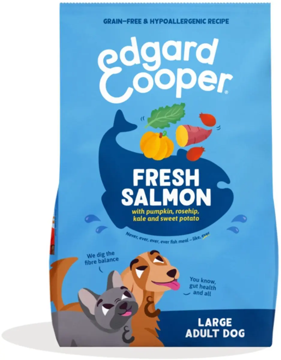 Edgard & Cooper hond adult brok vis 12kg met extra rocco sticks