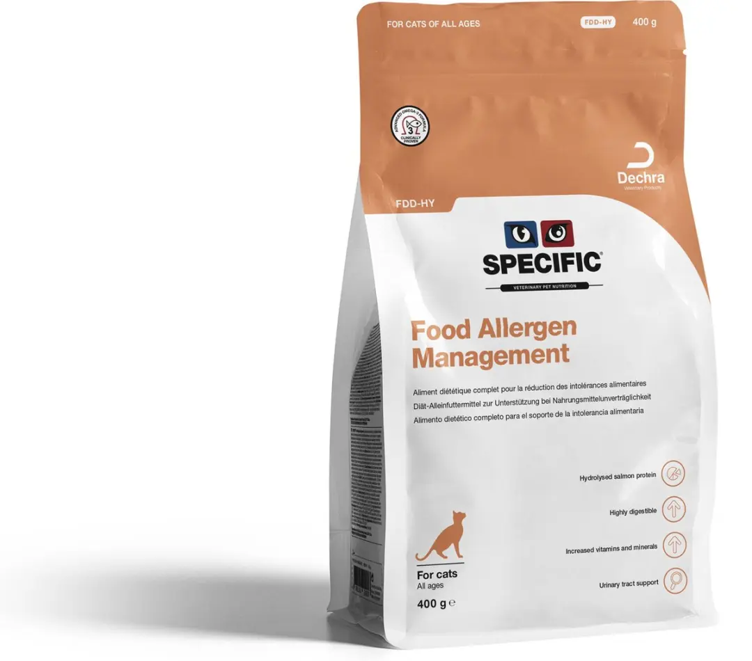 Specific FDD-HY Kattenvoer Food Allergen Management