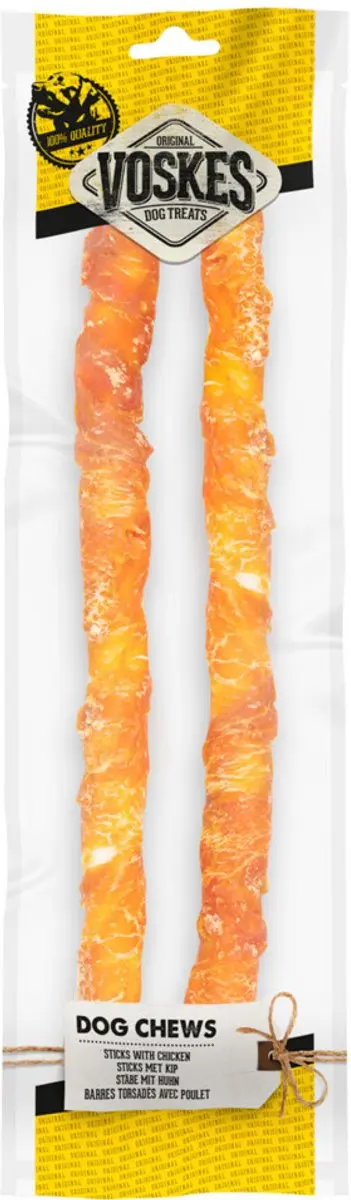 Voskes Hondensnack Stick Kip 40cm