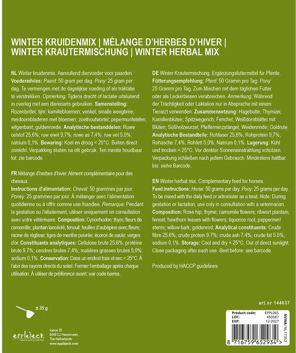 Epplejeck Winter Kruidenmix 1kg
