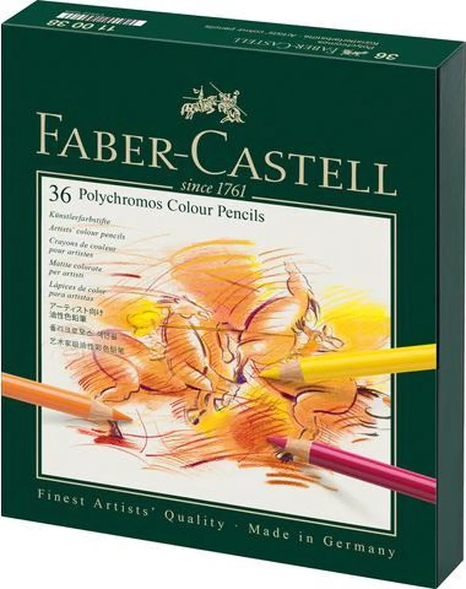 Faber-Castell Polychromos Kleurpotloden 36 Stuks - Assorti