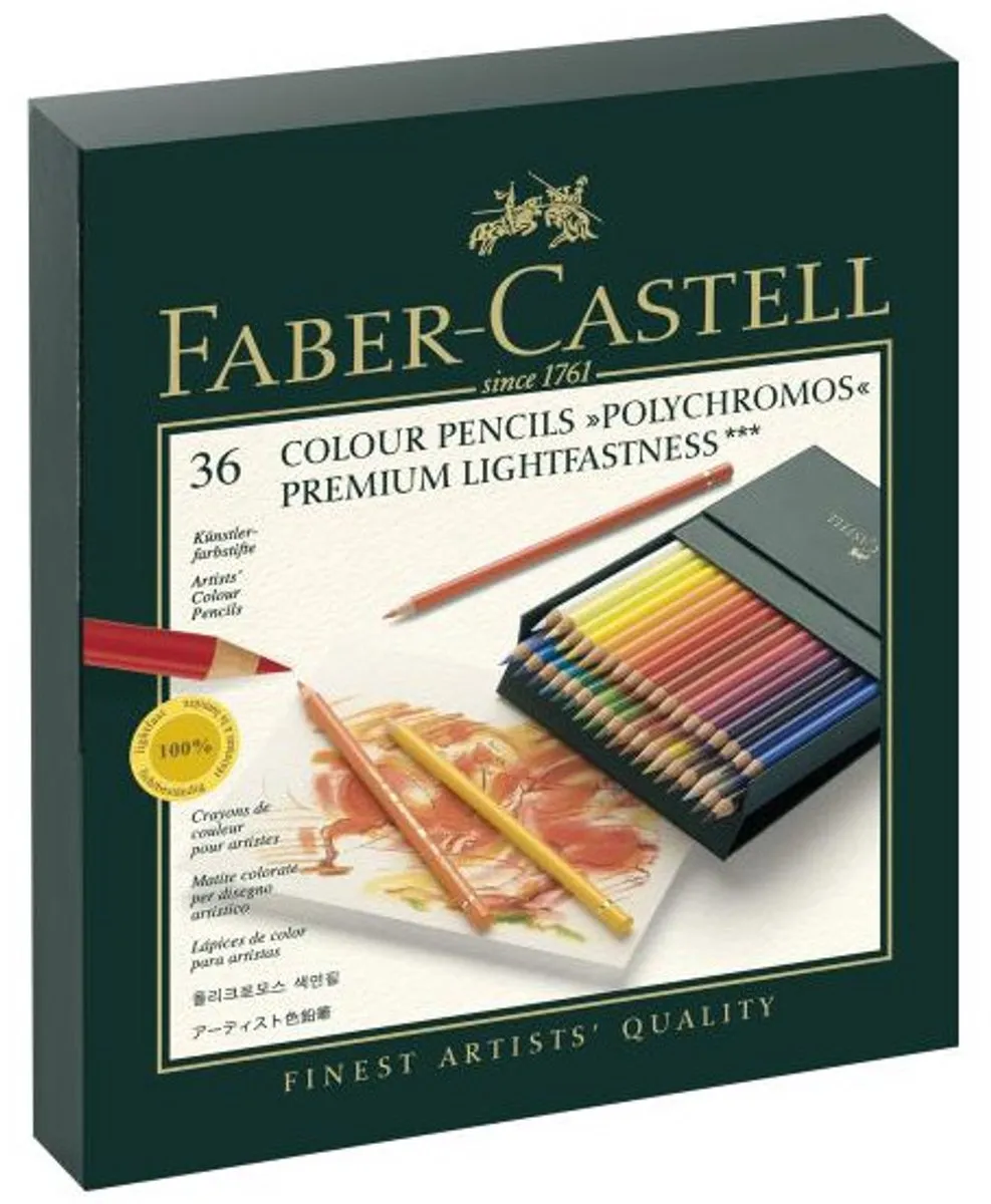 Faber-Castell Polychromos Kleurpotloden 36 Stuks - Assorti