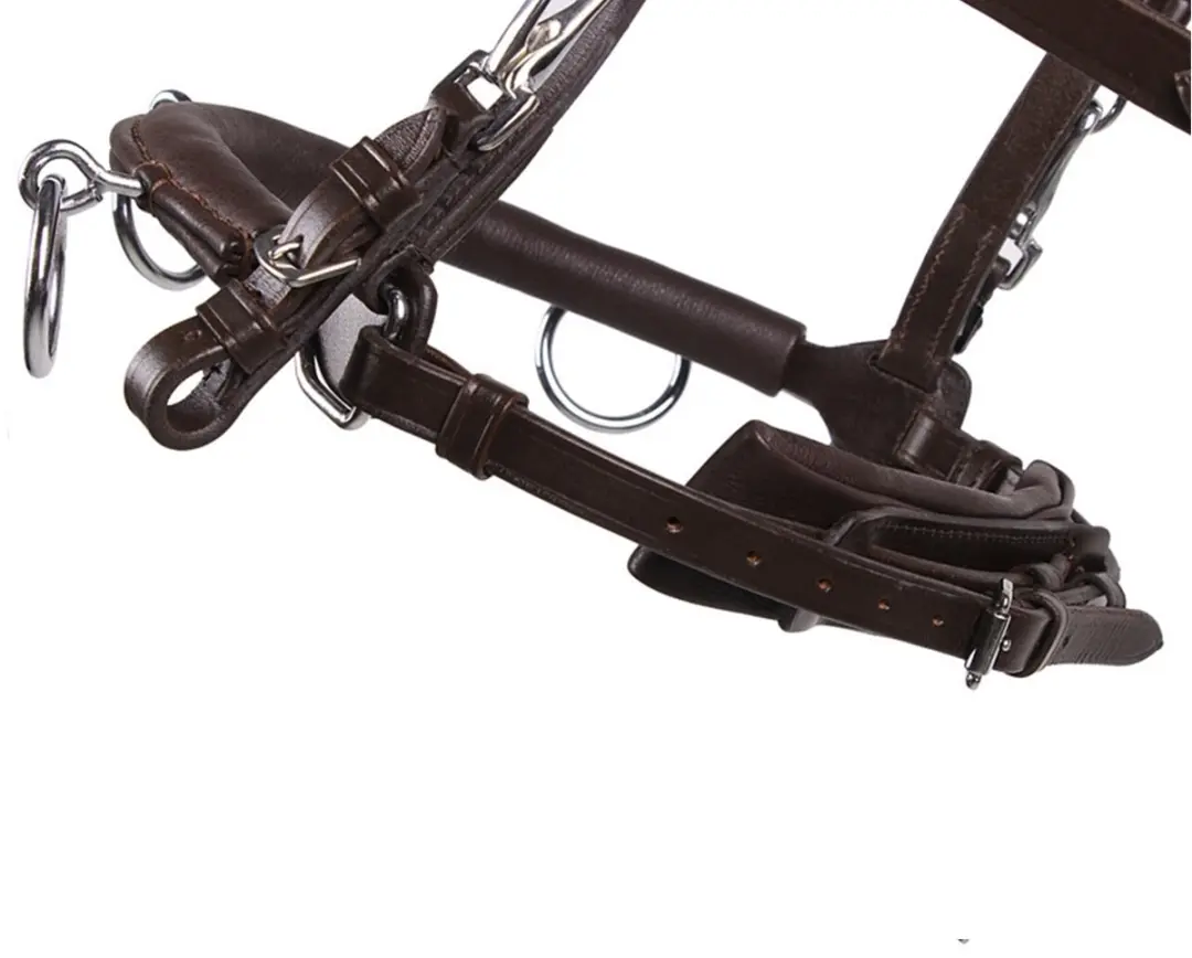 QHP Kaptoom Leder Extra Groot X-Full - Bruin