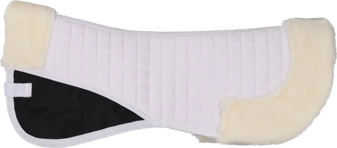 Epplejeck Ejfaux Fur Zadelonderlegger Full - Wit-beige