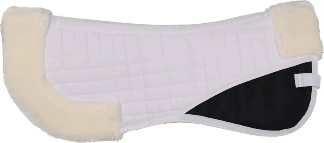 Epplejeck Ejfaux Fur Zadelonderlegger Full - Wit-beige