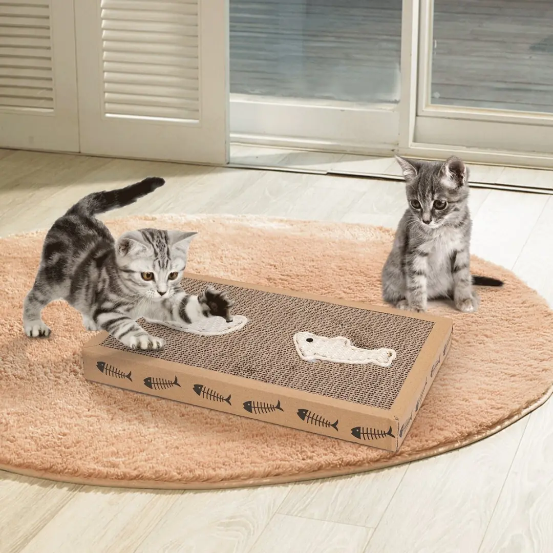 Nobleza Krabplank Kat - Karton/Sisal 38x24cm - Met Catnip