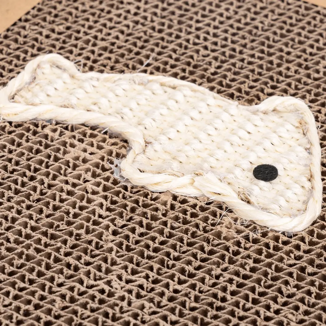 Nobleza Krabplank Kat - Karton/Sisal 38x24cm - Met Catnip