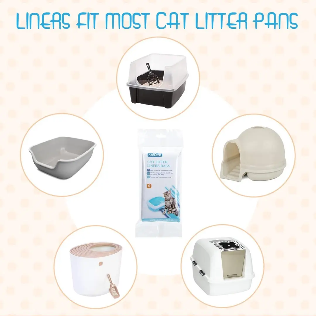Nobleza Kattenbakzakken 12 Stuks - 60x50cm