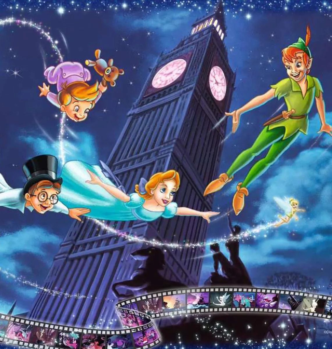 Ravensburger Disney Peter Pan Legpuzzel 1000 Stuks - Multicolor