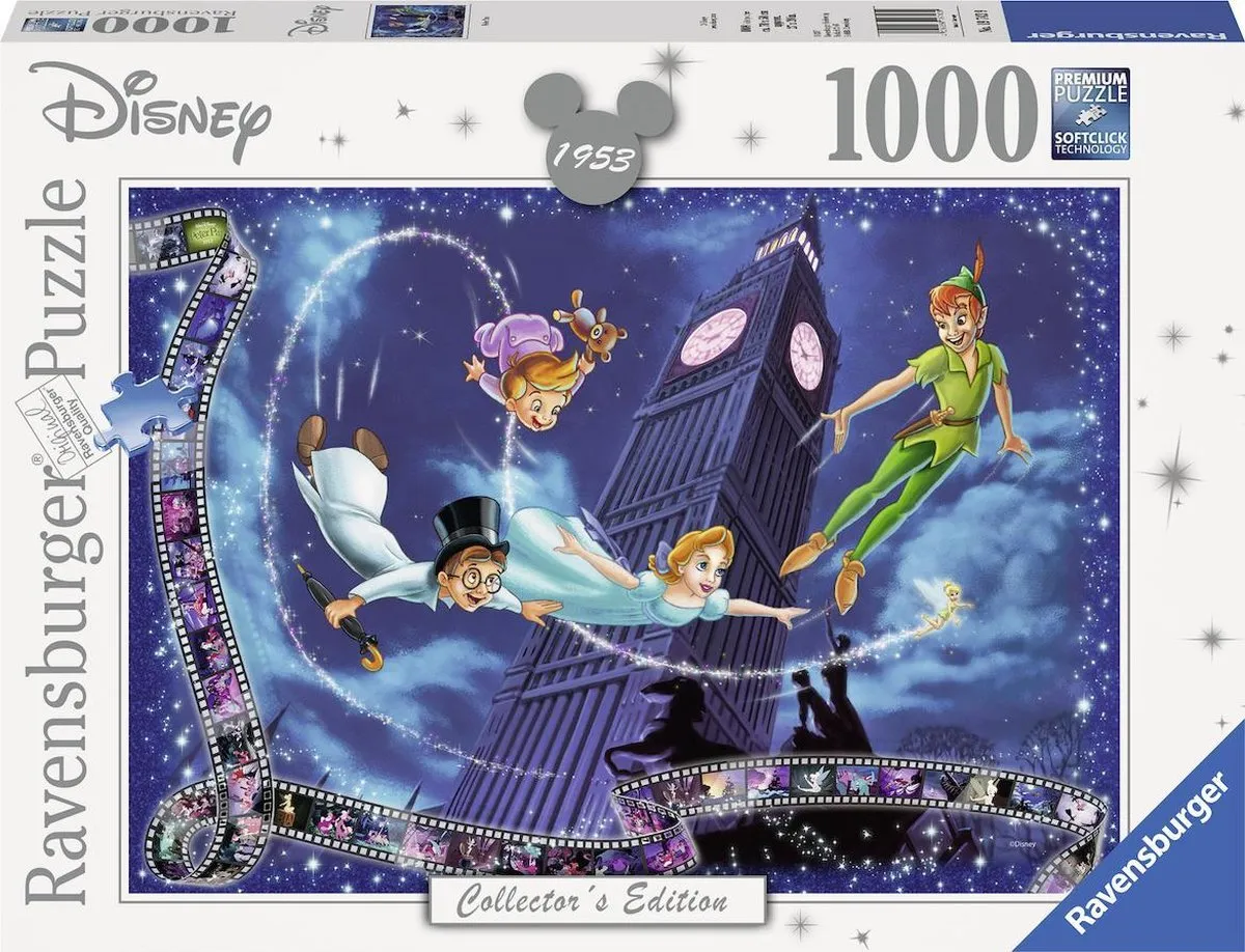 Ravensburger Disney Peter Pan Legpuzzel 1000 Stuks - Multicolor