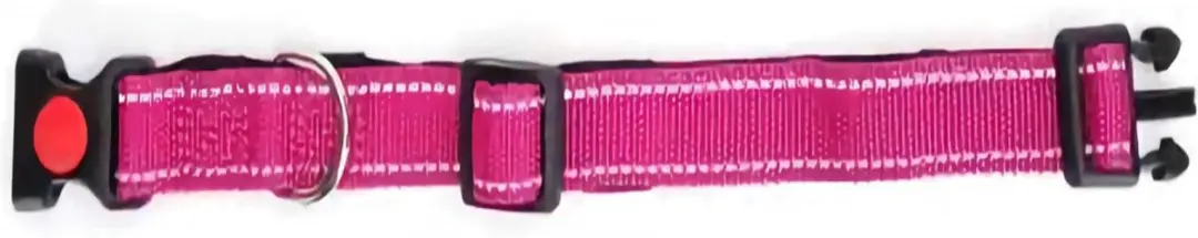 Nobleza Hondenhalsband Reflecterend Roze - Maat L
