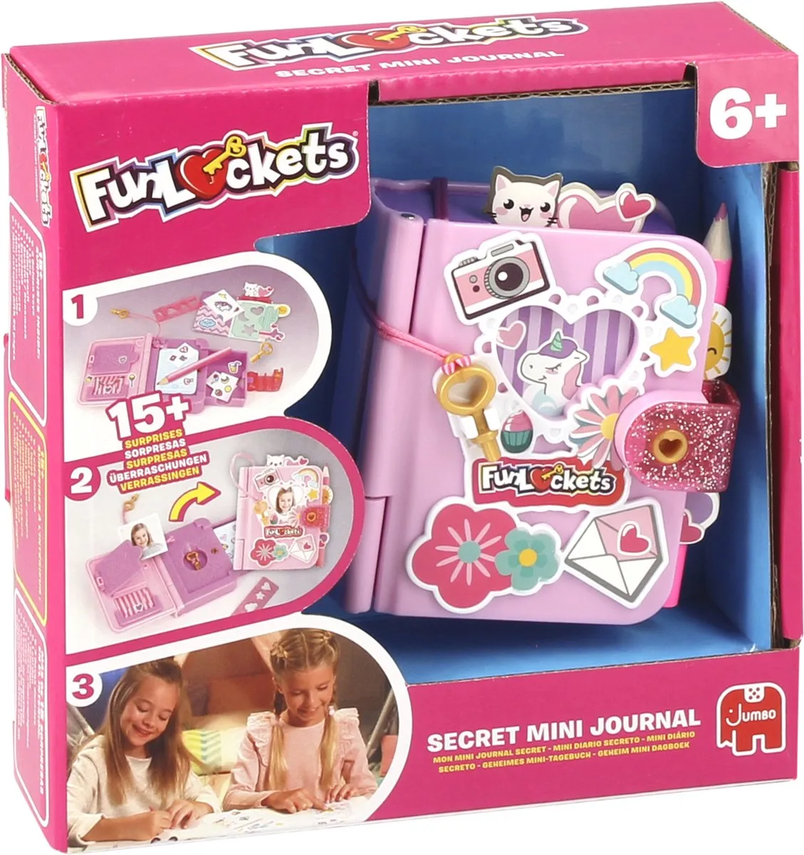 Jumbo FunLockets Secret Mini Dagboek - 15+ Verrassingen