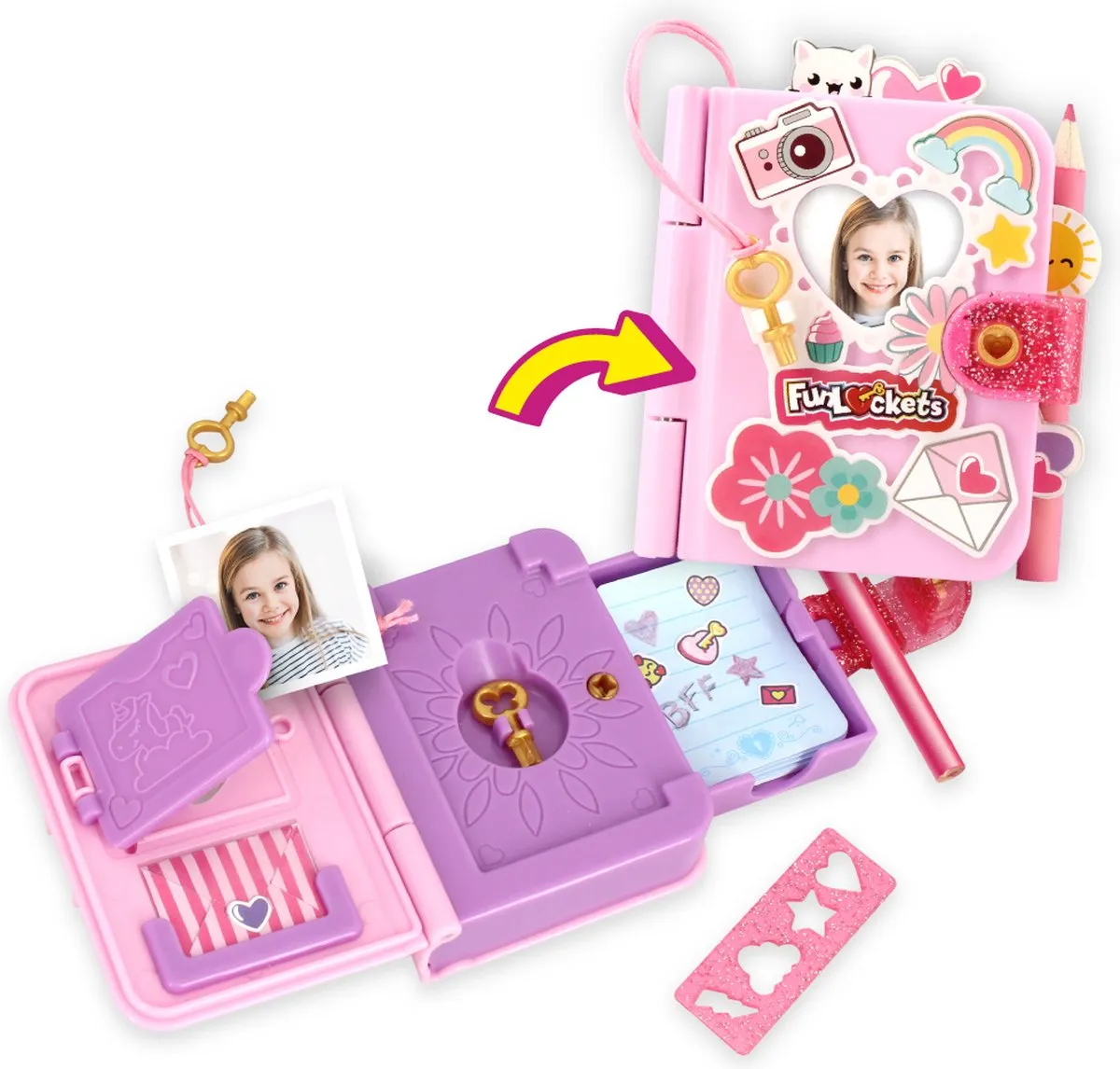 Jumbo FunLockets Secret Mini Dagboek - 15+ Verrassingen