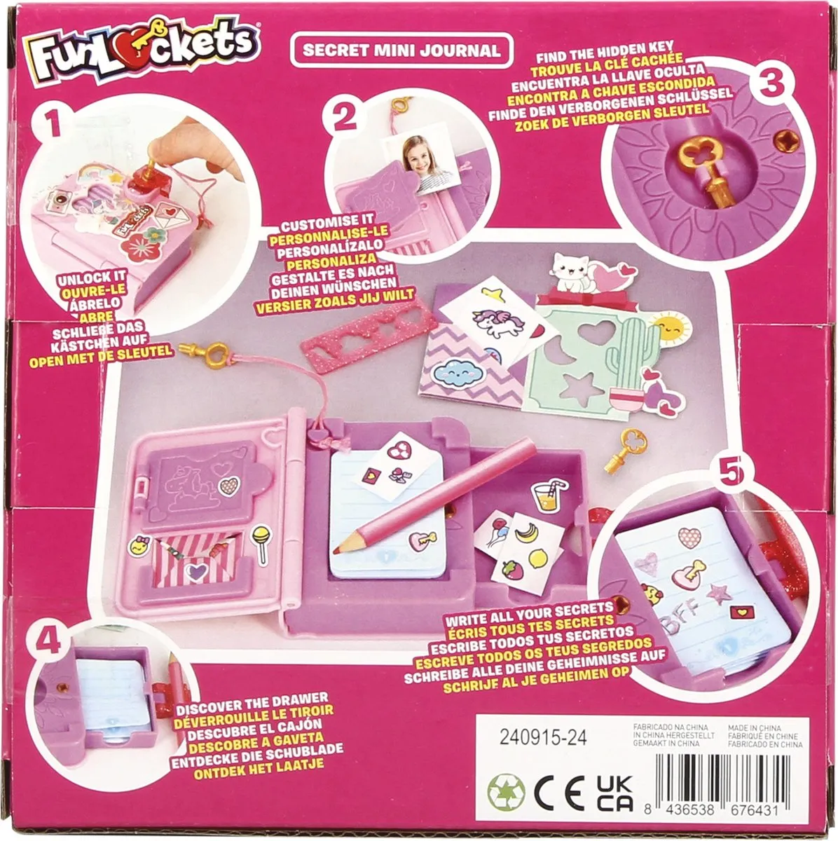 Jumbo FunLockets Secret Mini Dagboek - 15+ Verrassingen