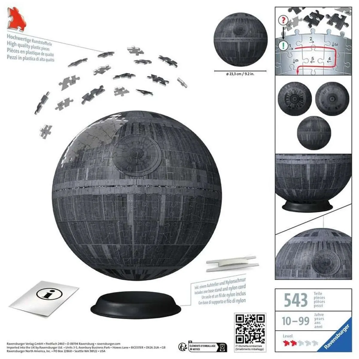 Ravensburger Star Wars Death Star 3D Puzzel 3540 Stuks - MPN 115556