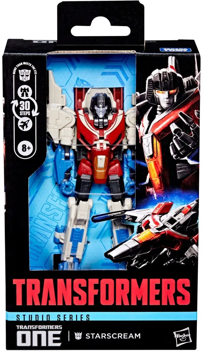 Hasbro Transformers Studio Series Deluxe Starscream - HASG0566 - 11cm - Multicolor - afbeelding 5 van 5