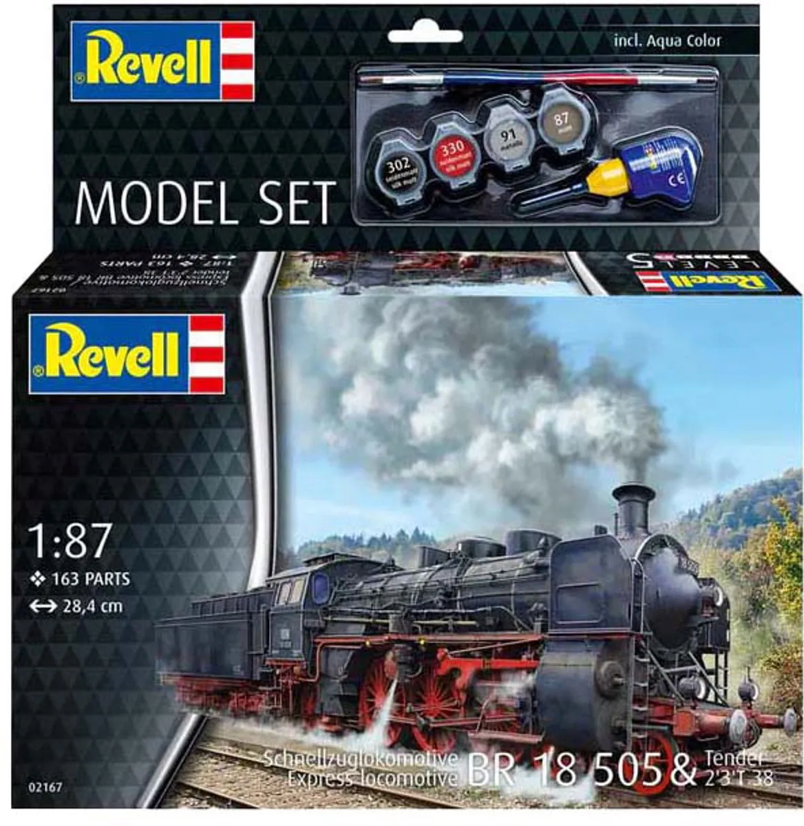 Revell 62167 Baureihe 18 505 Stoomlocomotief Modelbouwpakket - 1:87 - Multi