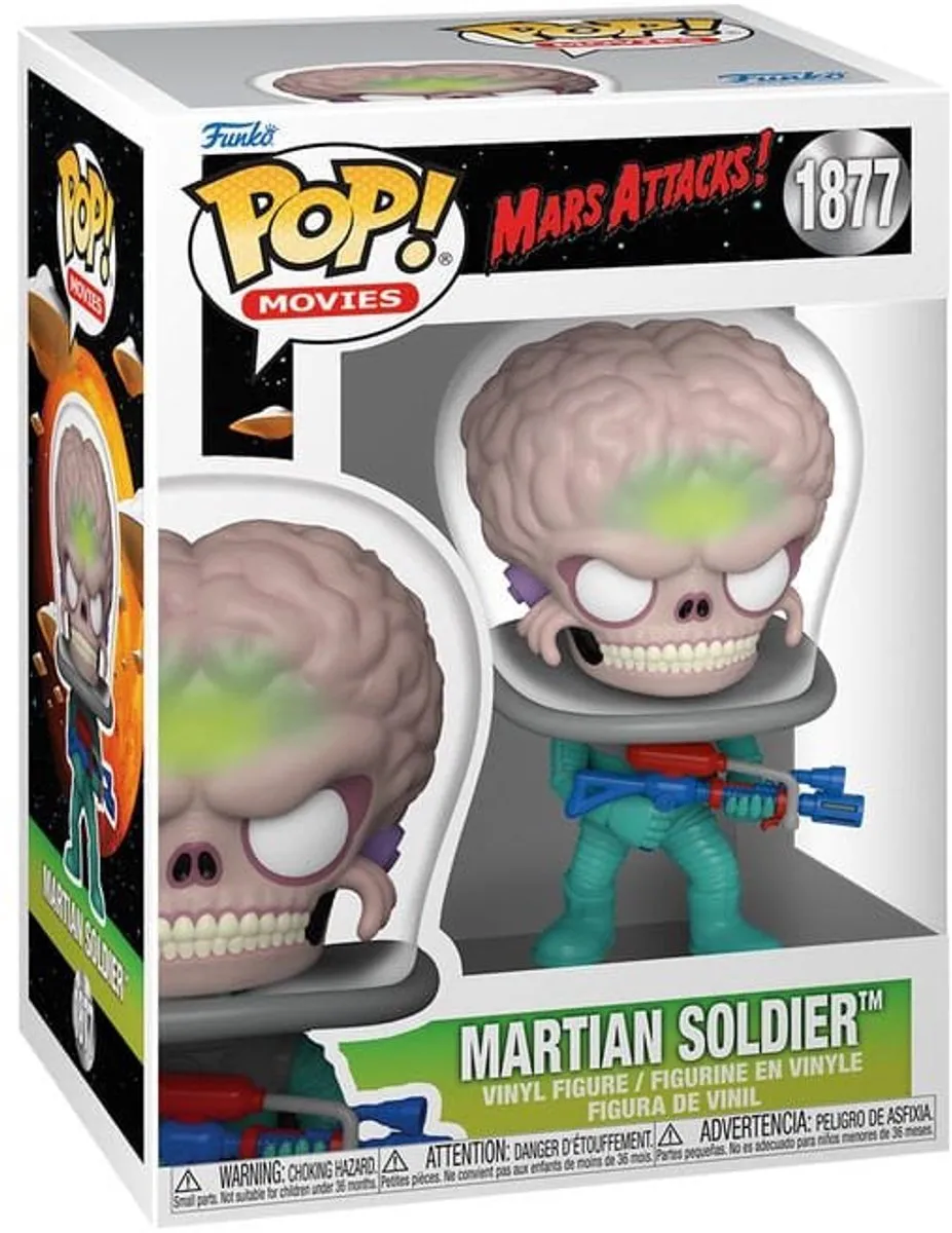 Funko Pop! Mars Attacks Martian Soldier 1877