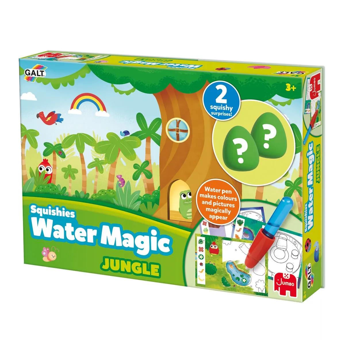 Jumbo Water Magic Squishies Jungle - 3 Stuks - Meerkleurig - afbeelding 6 van 6