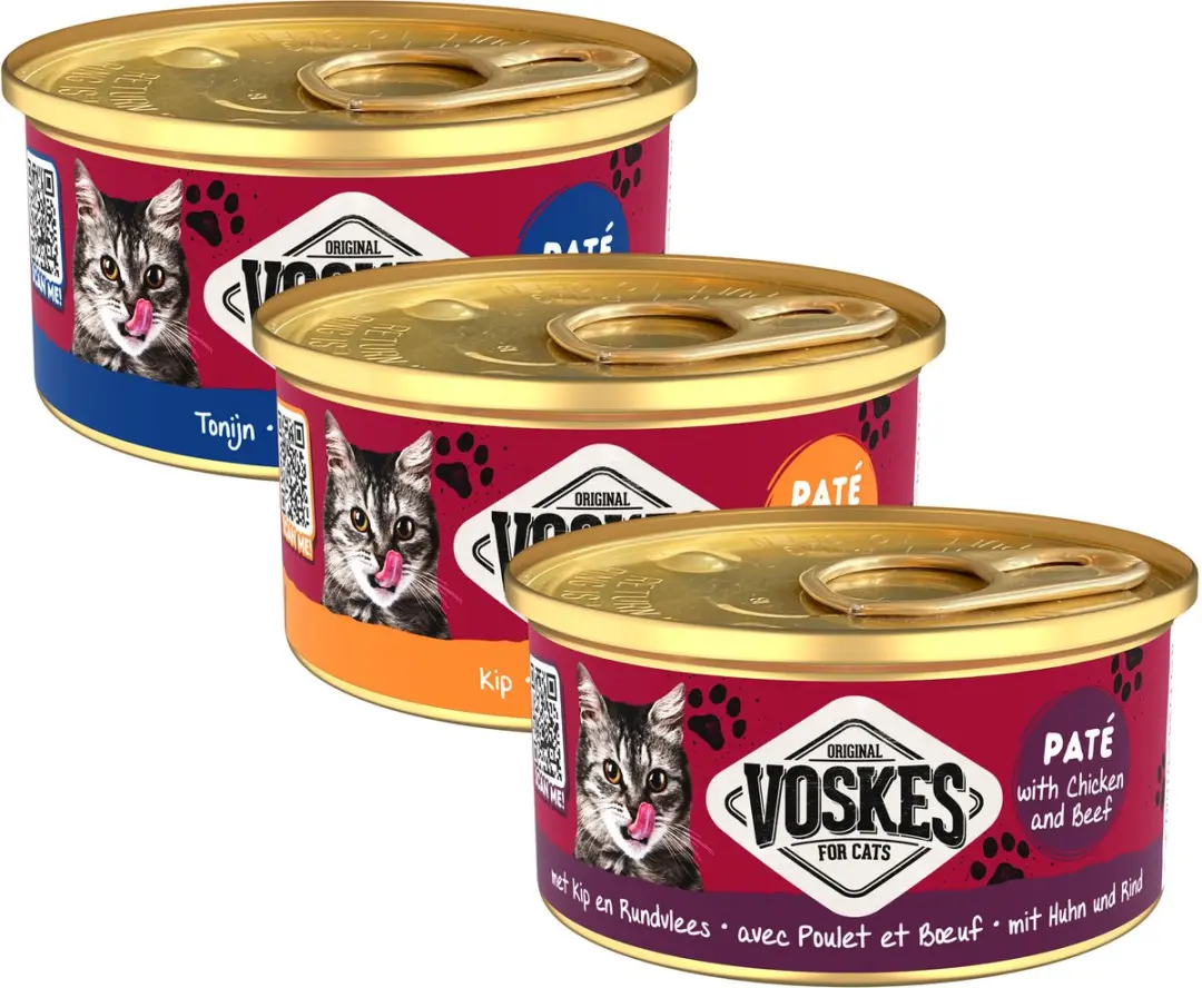 Voskes Paté Kattenvoer Kip - 24x85g