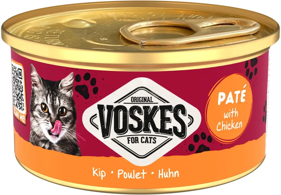 Voskes Paté Kattenvoer Kip - 24x85g