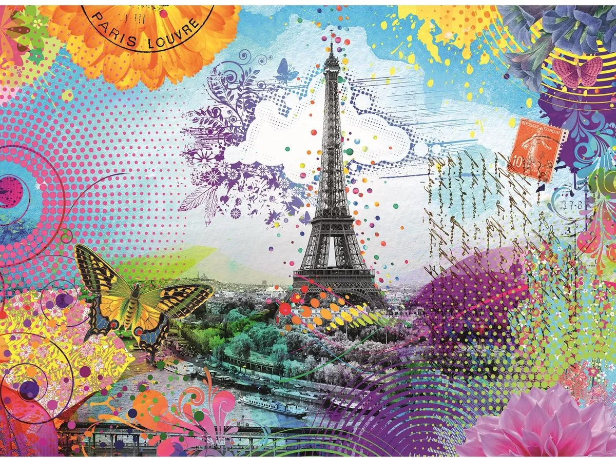 Ravensburger Puzzel Brief uit Parijs 500 Stuks - Multicolor