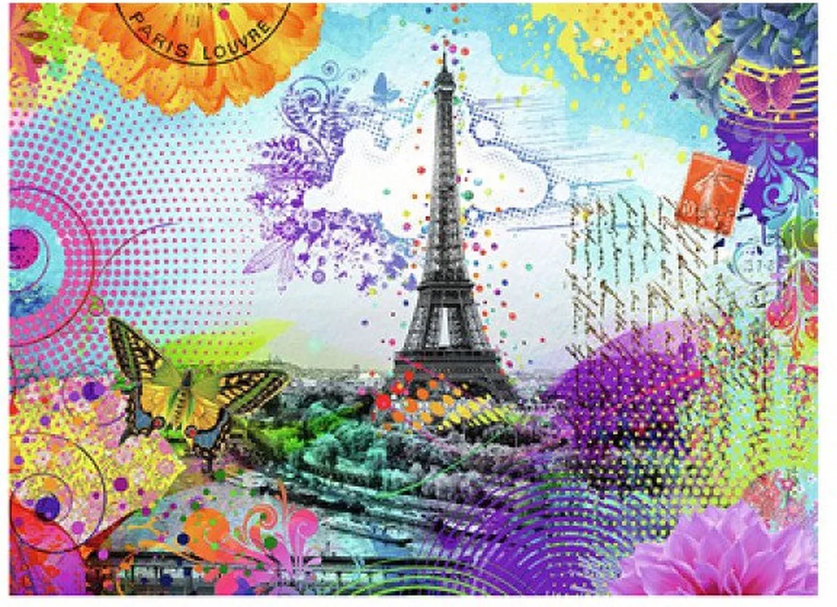 Ravensburger Puzzel Brief uit Parijs 500 Stuks - Multicolor