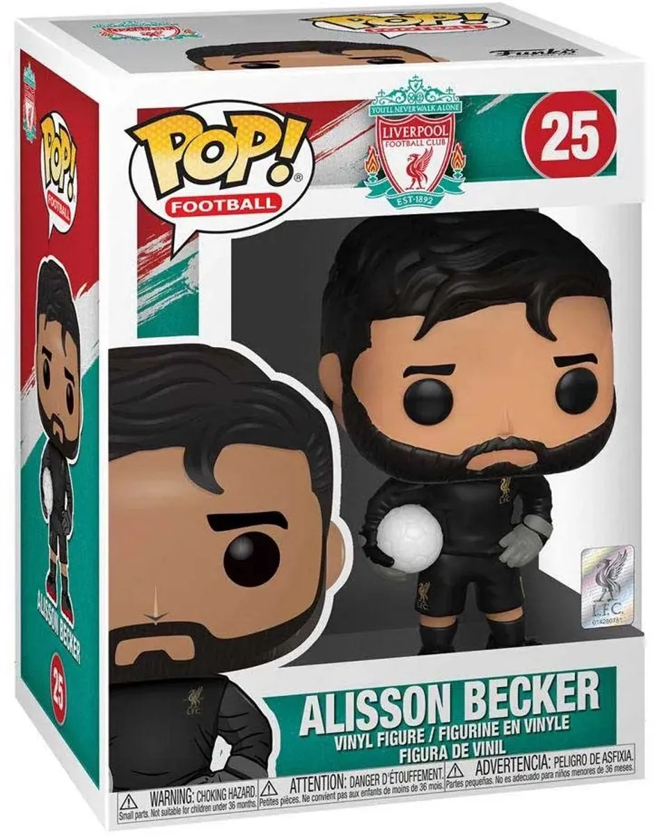 Funko Pop! Football Liverpool Alisson Becker #25