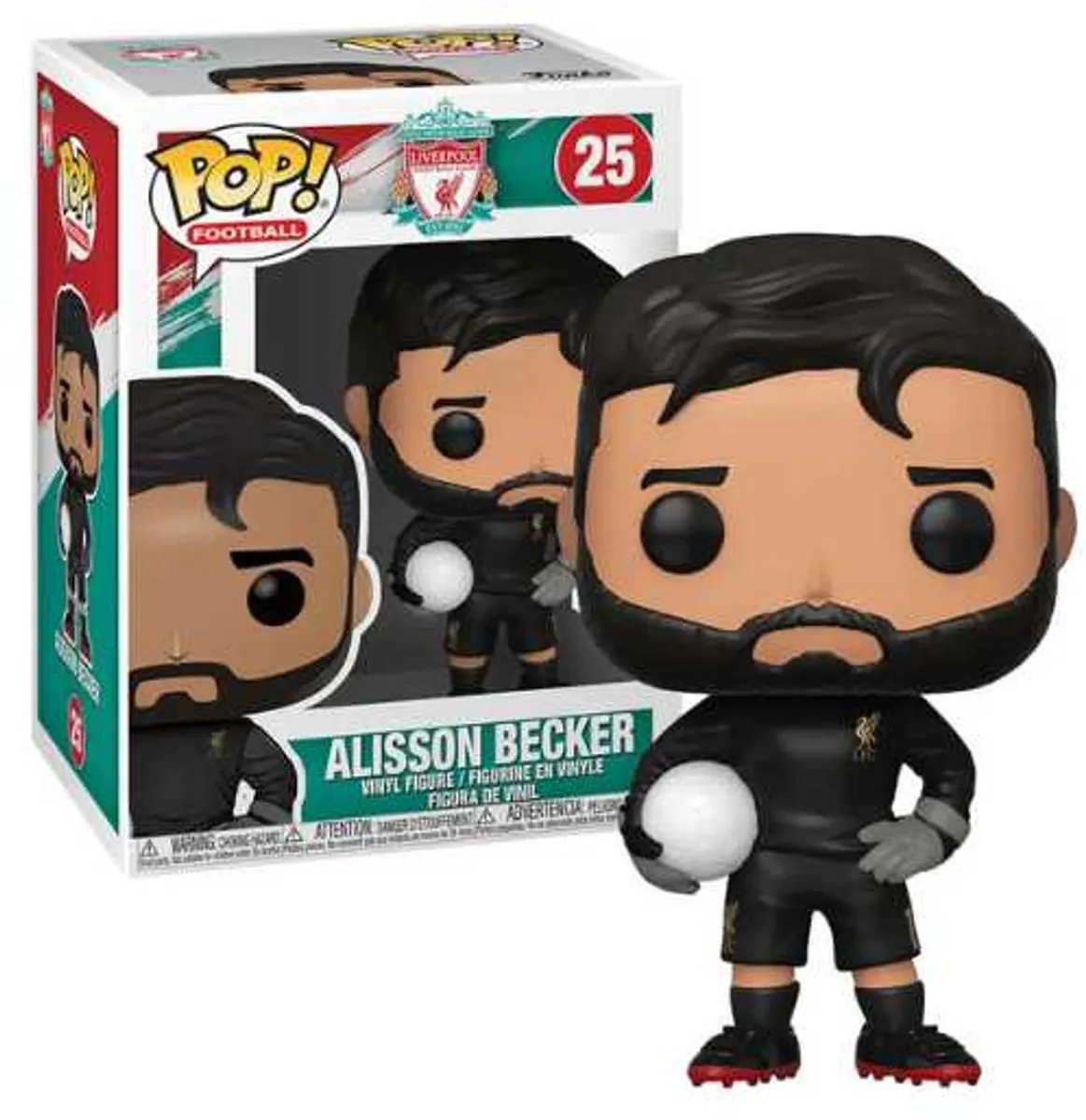 Funko Pop! Football Liverpool Alisson Becker #25