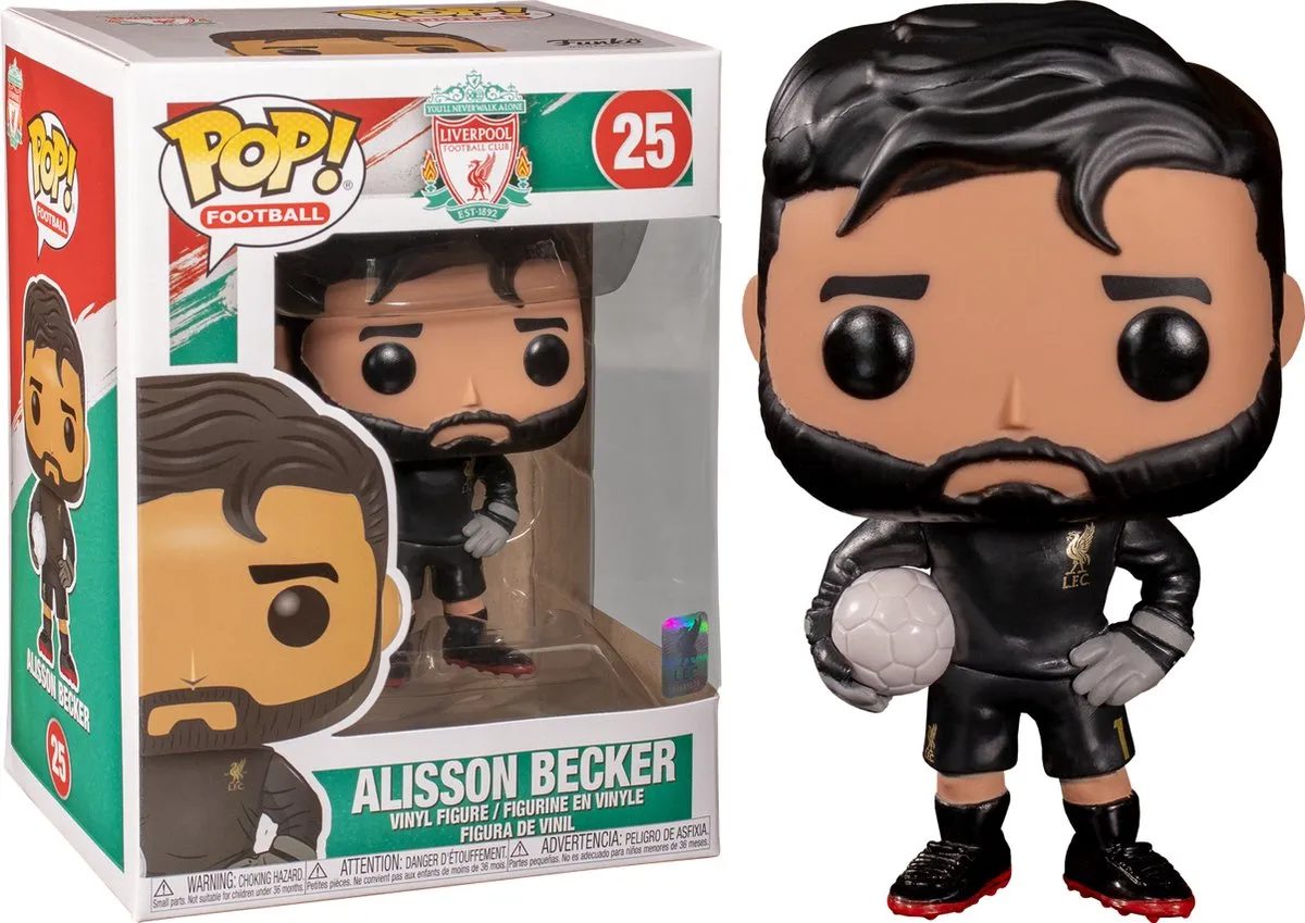 Funko Pop! Football Liverpool Alisson Becker #25